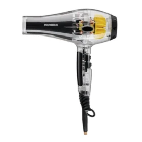 Porodo Lifestyle Crystal Shell Hair Dryer - Black PD-LFST106-BK