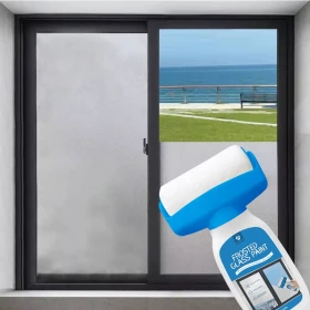 Frosted Glass Paint With Roller Brush  - 300g