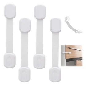 Children's cabinet lock one piece