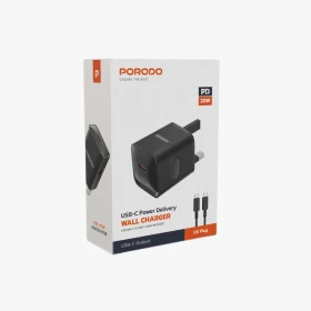 Porodo USB-C Power Delivery Wall Charger PD-FWCH023-C-BK