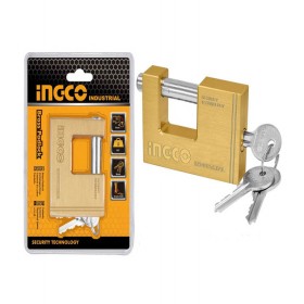 Heavy duty BRASS PADLOCK Size:80mm ingco-DBBPL0802