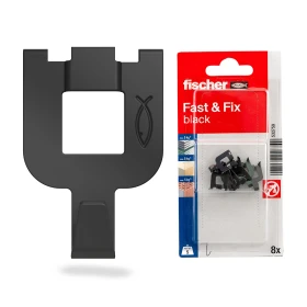 Fischer Fast & Fix Black K NV Plug 10pcs