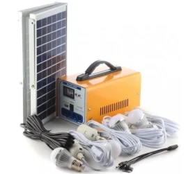 Solar energy system for trips and camps