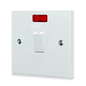 20 amp dp switch with neon white HB VK0224