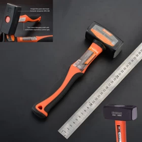 Professional Stoning Hammer With Fiberglass Handle 1KG Harden