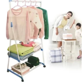 Folding wardrobe - coat rack