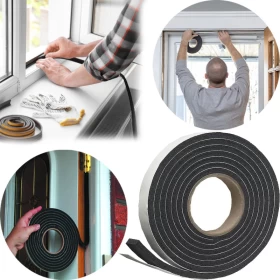 Door And Window Foam Weather Strip