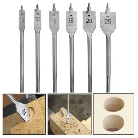 Flat Wood Drill Bit Set