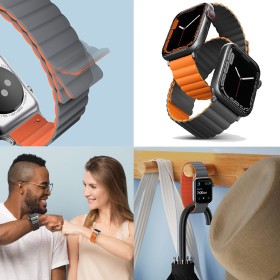 Reversible Magnetic for Apple Watch Strap - Band - 42 to 45mm