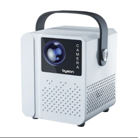 Byson Luma Full HD Projector, Android 11 System, with 5G WiFi, 50-120 Inch Display, with Remote Control & 360° Tripod, Full HDR Resolution for Home, Office, Theater & Outdoor Use