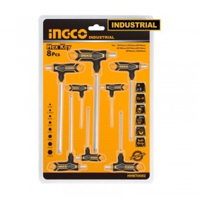 HHKT0082-8 Pcs T handle Ball Point Hex Wrench Set