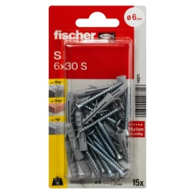 fischer Expansion plug S 6 with screw 14871