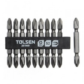 10pcs Industrial Double End Screwdriver Bits Set with Magnet