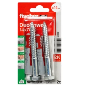 fischer DuoPower 14 x 70 S with screw 537666