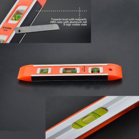 Professional Aluminum ABS Spirit Level Harden