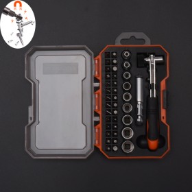 Ratchet Screwdriver & Bits set 28Pcs Harden
