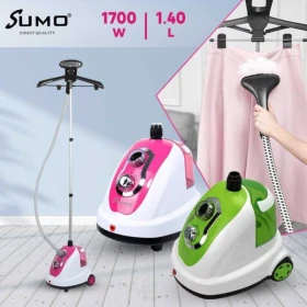 Sumo Vertical Garment Steamer with Wheels