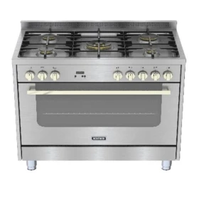 Ignis Gas Cooker 90x60cm 5 Burners, Inox