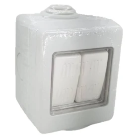 2GANG Waterproof SWITCH IP55 HB-WP-1802