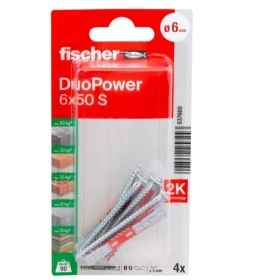 fischer DuoPower 6 x 50 S with screw 537660