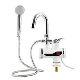 Instant hot water faucet for kitchen and kitchen sink