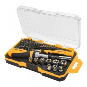 Tolsen 42Pcs Bits & Sockets Set - 20041
