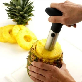 Stainless steel quick pineapple slicer knife
