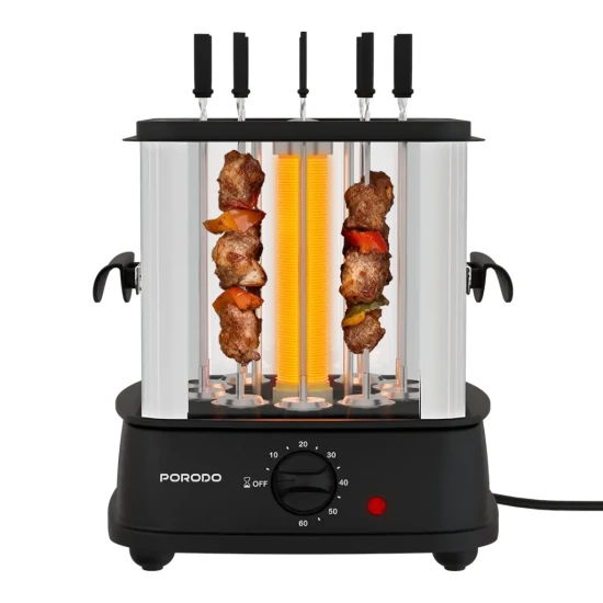 Vertical Electric Kebab & Shawarma Grill – Porodo (Grilljet)