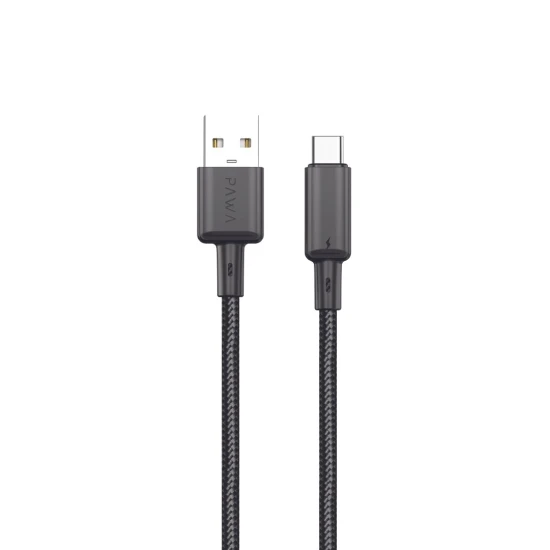 Quick Charging Braided Cable PAWA PW122 3A USB-A to Type-C