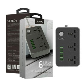 Universal Power Sockets - Three Sockets Port - Six Usb Port