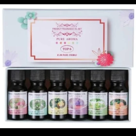 6 Piece - 10ml Essential Oil Pure Aroma Fragrance Oil