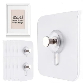 Self-adhesive wall hooks hangers 5pcs