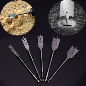 Flat Wood Bits Set 6Pcs Harden