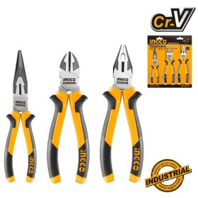 Ingco 3 Pcs Pliers Set Industrial HKPS28318