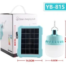Solar powered portable LED lamp
