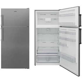 Vestel Top Mount Freezer Refrigerator 850 Liters 30 CFT, Silver