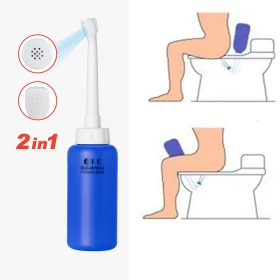 DLC 2 in 1 Portable Bidet, Handheld Travel Shattaf - 500 ml