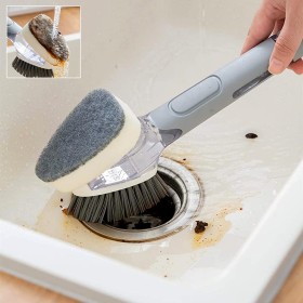 Dish Brush with Soap Dispenser - 2 in 1