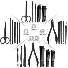 High Quality Manicure Set - 18 pcs