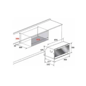 Electric Oven 90 cm - Built in