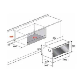 Electric Oven 90 cm - Built in