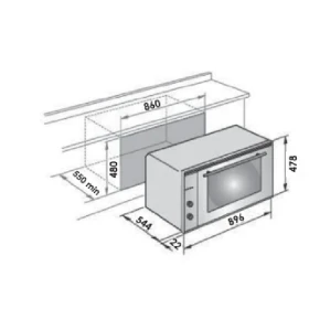 Electric Oven 90 cm - Built in