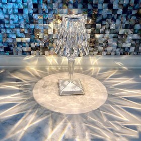 Crystal Diamond Table Lamp