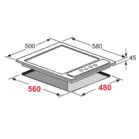 Electric Hob 60 cm - Built-in