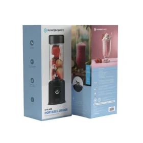 Powerology New 6-Blade Portable Juicer 450mL PN6BPJBK