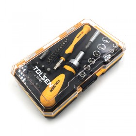 Tolsen 42Pcs Bits & Sockets Set - 20041