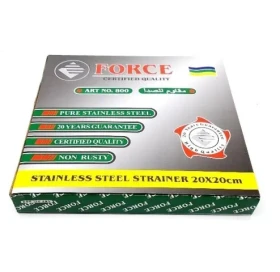 Mirror polished Stainless steel strainer floor drain  20×20