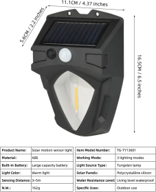 Solar wall lights