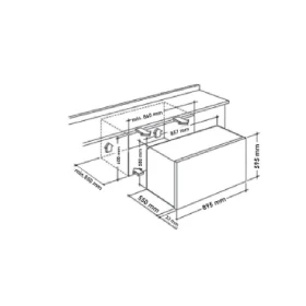 GAS OVEN 90 CM - BUILT IN